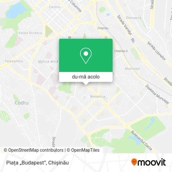 Hartă Piața „Budapest”