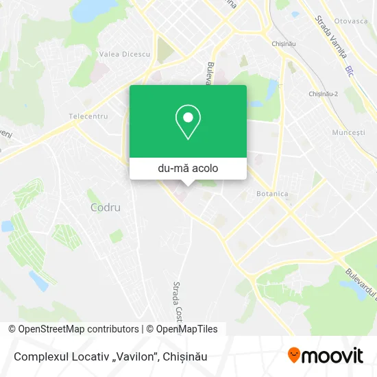 Hartă Complexul Locativ „Vavilon”