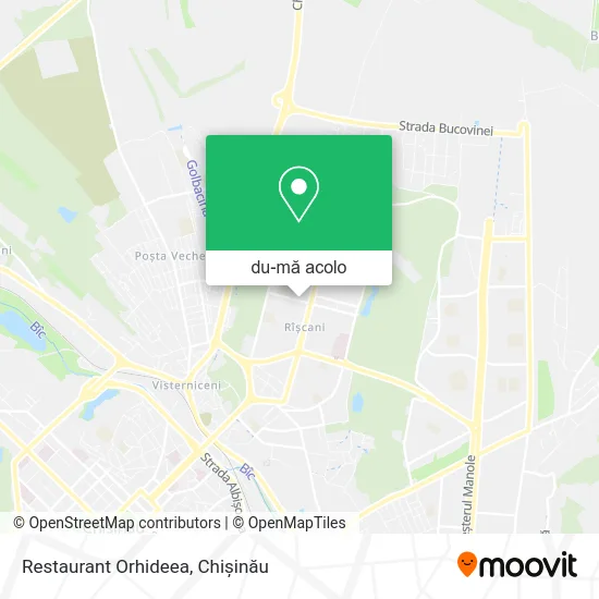 Hartă Restaurant Orhideea