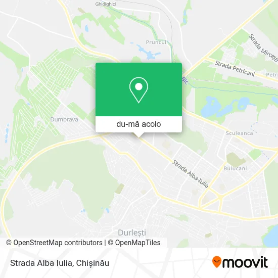 Hartă Strada Alba Iulia