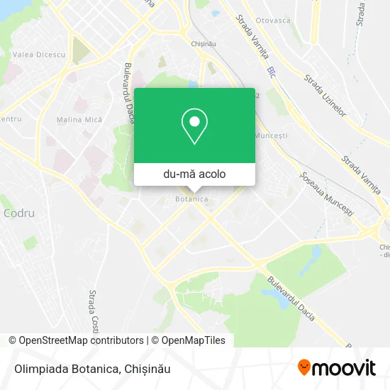Hartă Olimpiada Botanica