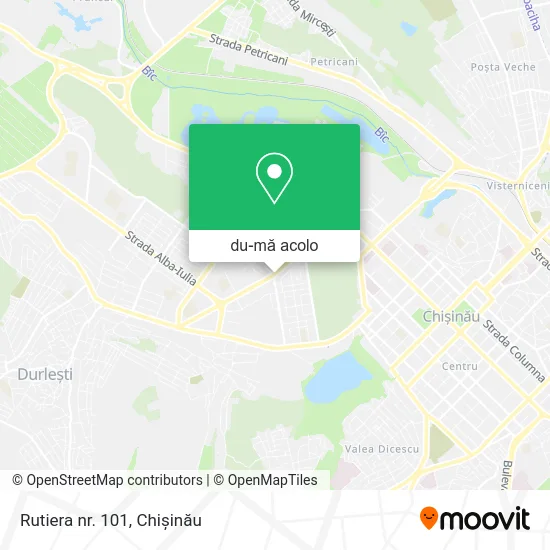 Hartă Rutiera nr. 101