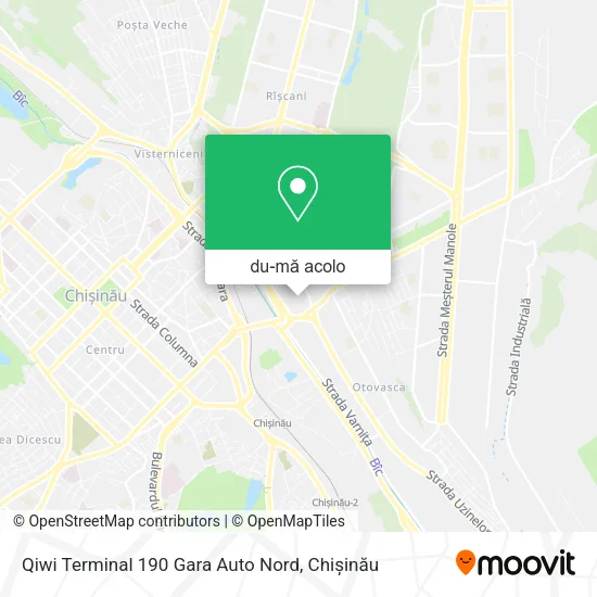 Hartă Qiwi Terminal 190 Gara Auto Nord