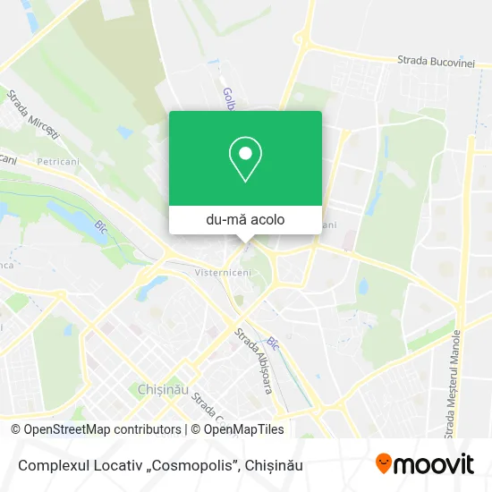 Hartă Complexul Locativ „Cosmopolis”