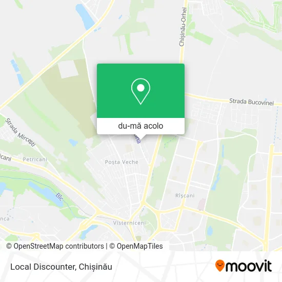 Hartă Local Discounter