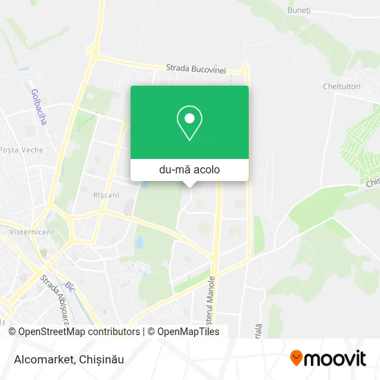 Hartă Alcomarket
