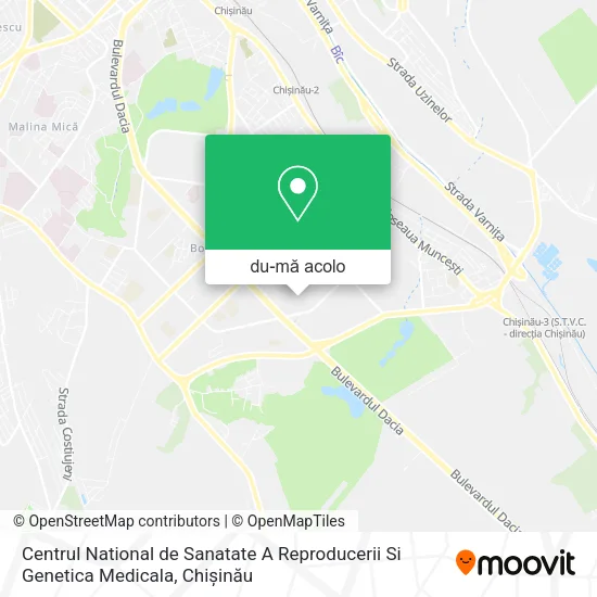 Hartă Centrul National de Sanatate A Reproducerii Si Genetica Medicala
