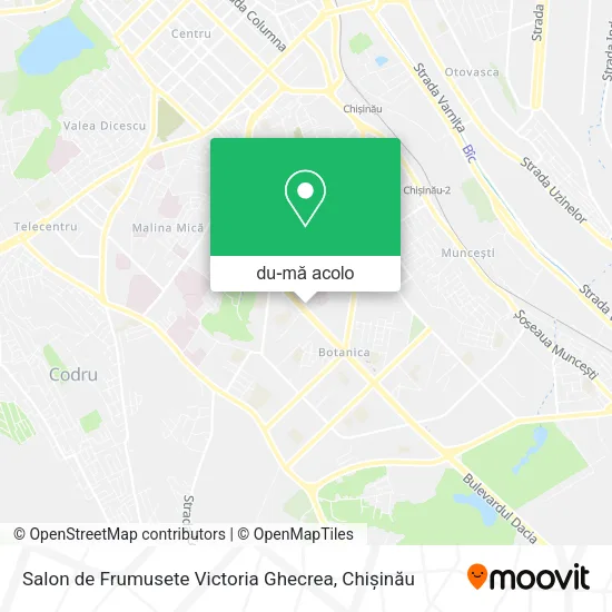 Hartă Salon de Frumusete Victoria Ghecrea