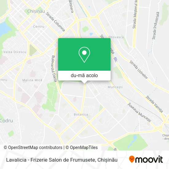Hartă Lavalicia - Frizerie Salon de Frumusete