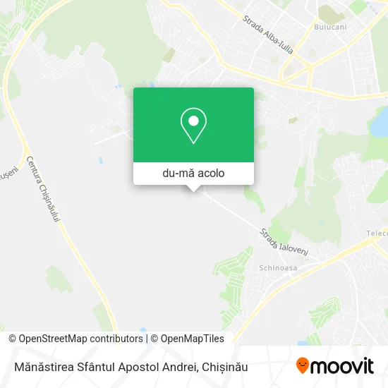 Hartă Mănăstirea Sfântul Apostol Andrei