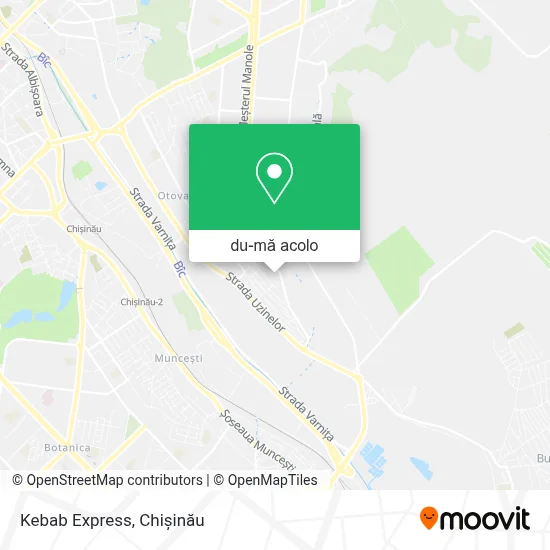 Hartă Kebab Express