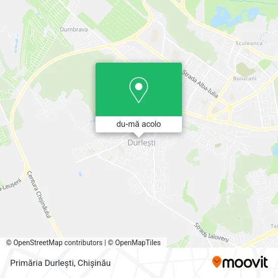 Hartă Primăria Durlești