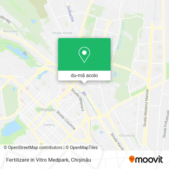 Hartă Fertilizare in Vitro Medpark