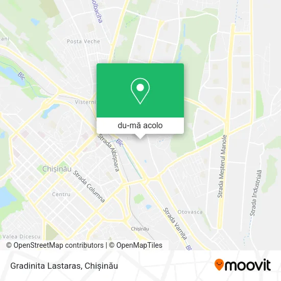 Hartă Gradinita Lastaras