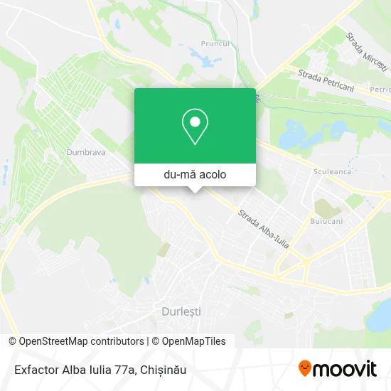 Hartă Exfactor Alba Iulia 77a
