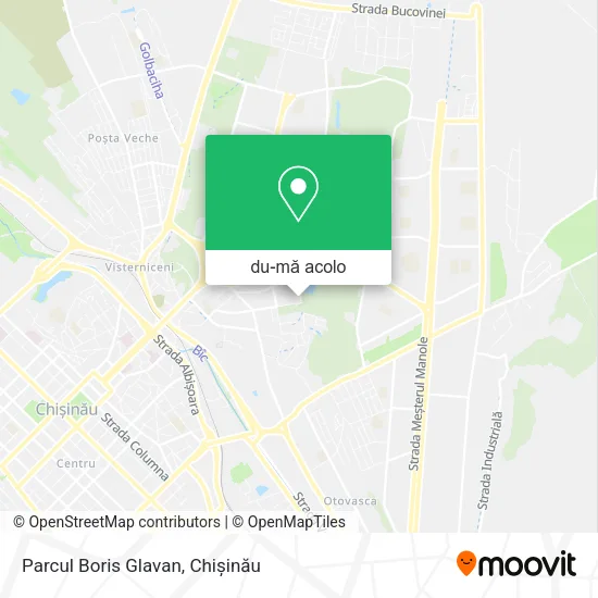 Hartă Parcul Boris Glavan