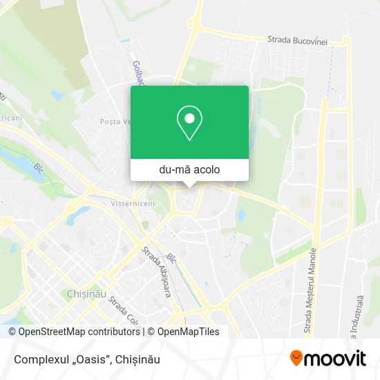 Hartă Complexul „Oasis”