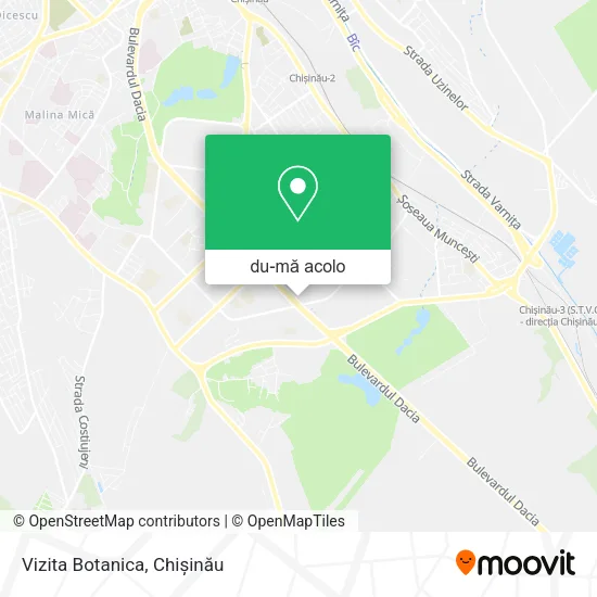 Hartă Vizita Botanica