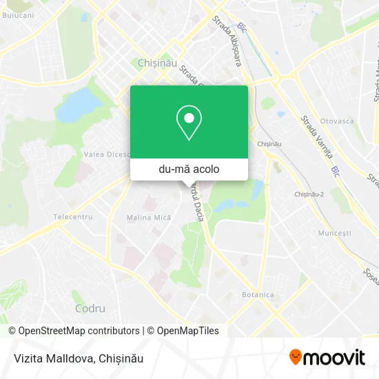 Hartă Vizita Malldova
