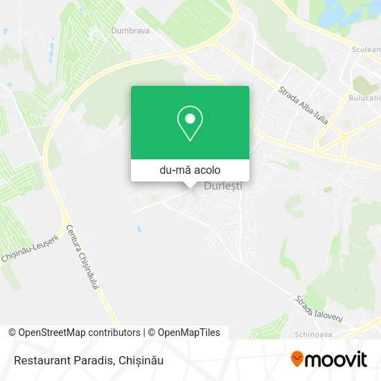 Hartă Restaurant Paradis