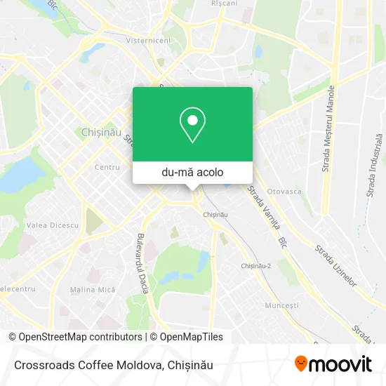 Hartă Crossroads Coffee Moldova