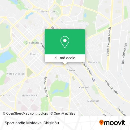 Hartă Sportlandia Moldova