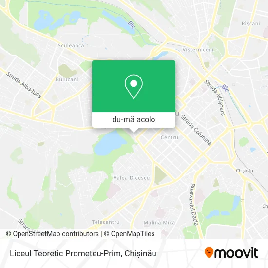 Hartă Liceul Teoretic Prometeu-Prim