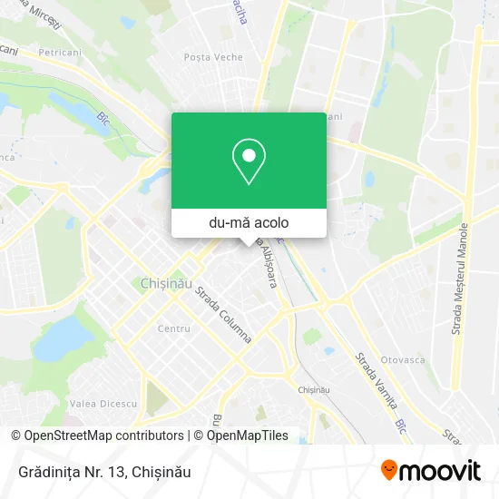 Hartă Grădinița Nr. 13