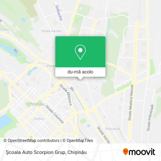 Hartă Școala Auto Scorpion Grup