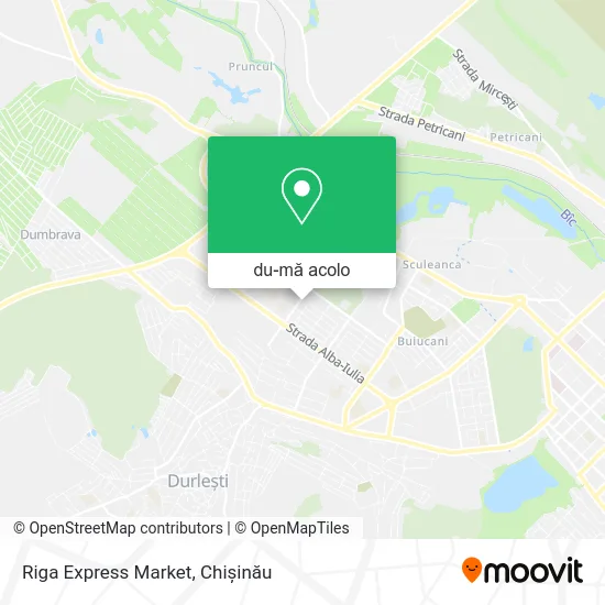 Hartă Riga Express Market