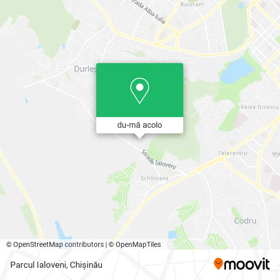 Hartă Parcul Ialoveni