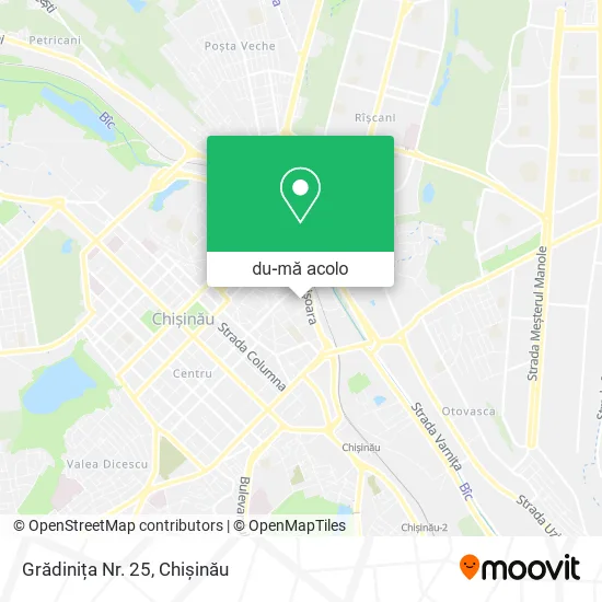 Hartă Grădinița Nr. 25