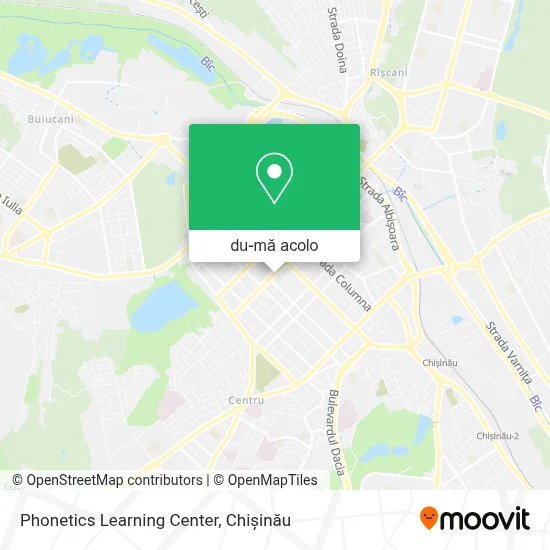 Hartă Phonetics Learning Center