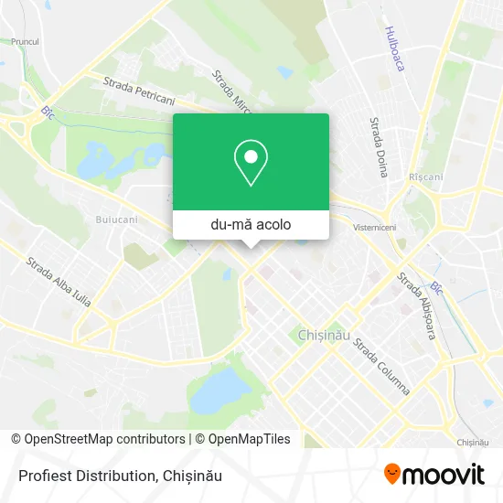 Hartă Profiest Distribution