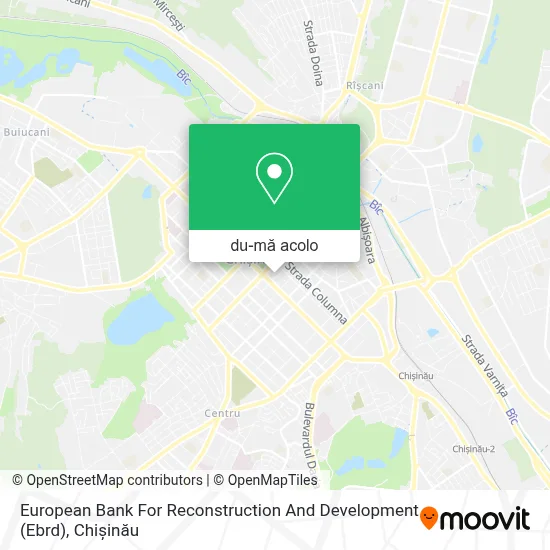 Hartă European Bank For Reconstruction And Development (Ebrd)