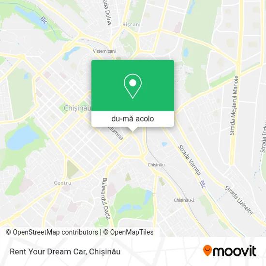 Hartă Rent Your Dream Car