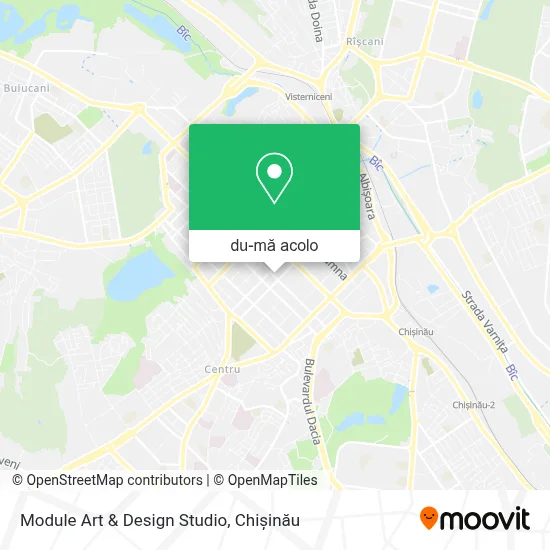 Hartă Module Art & Design Studio