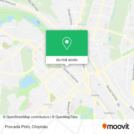 Hartă Procada Prim