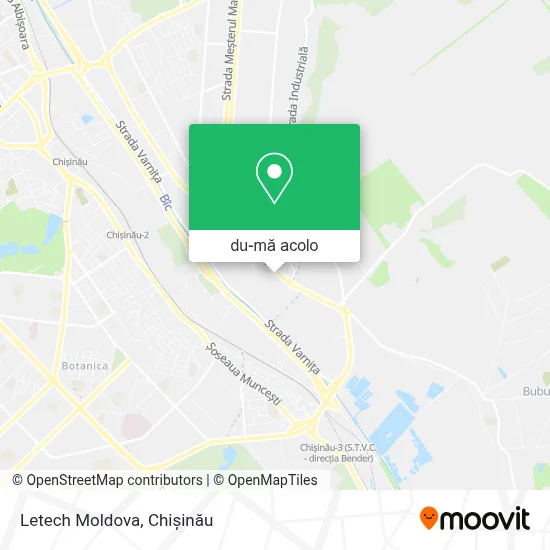 Hartă Letech Moldova