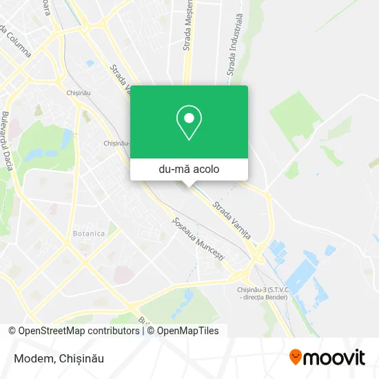 Hartă Modem