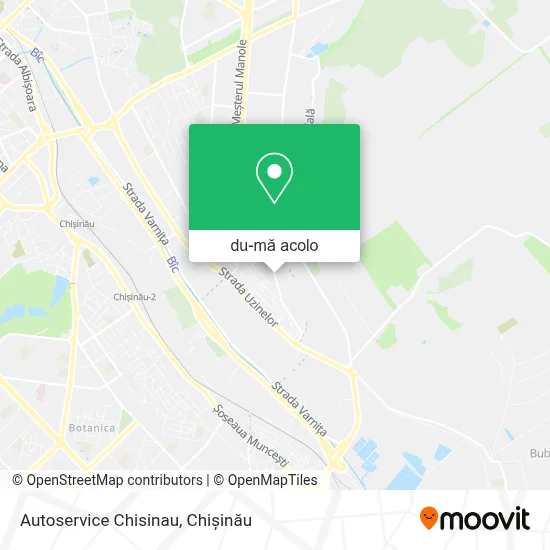 Hartă Autoservice Chisinau