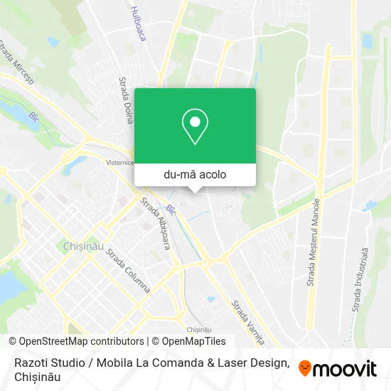 Hartă Razoti Studio / Mobila La Comanda & Laser Design
