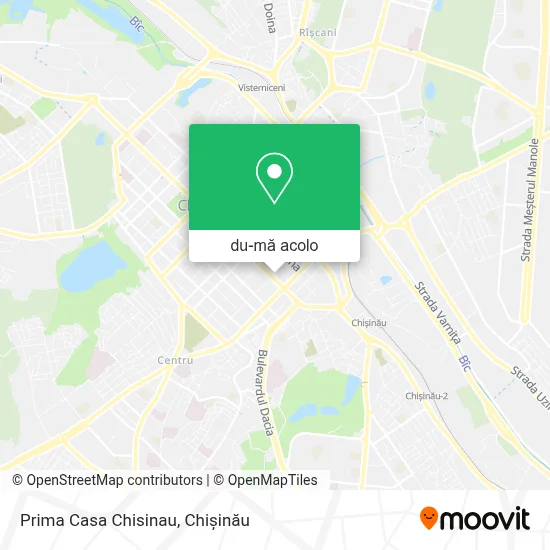Hartă Prima Casa Chisinau