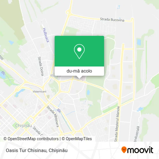Hartă Oasis Tur Chisinau