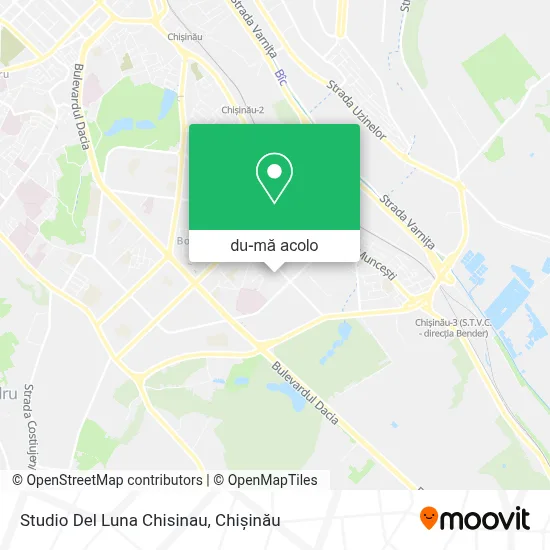 Hartă Studio Del Luna Chisinau