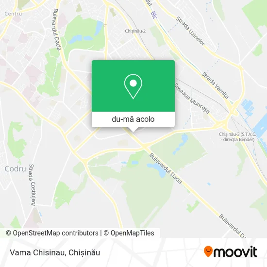 Hartă Vama Chisinau