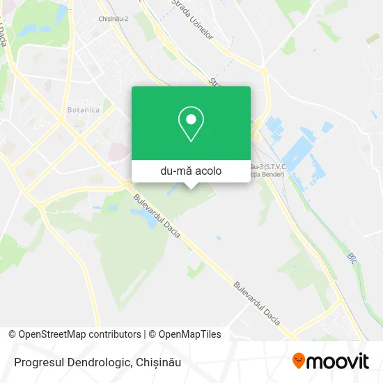 Hartă Progresul Dendrologic