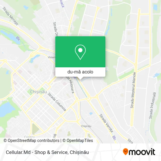 Hartă Cellular.Md - Shop & Service