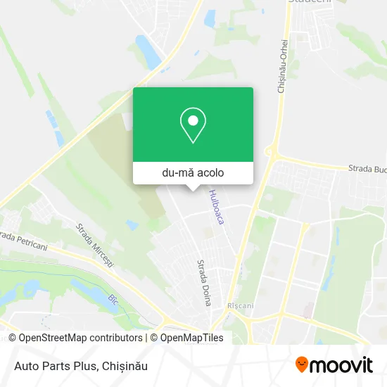 Hartă Auto Parts Plus