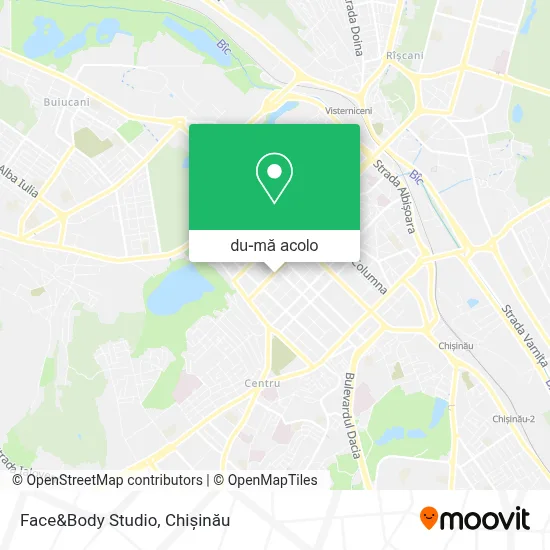 Hartă Face&Body Studio